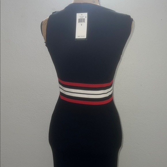 Lauren Ralph Lauren Black Dress – SP – Scoop Neck, Striped Waistband - Picture 8 of 12